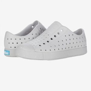 Native Jefferson Bloom Child Mist Grey/ Mist Grey/ Shell Speckles Size C10